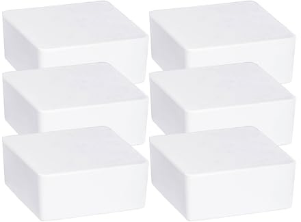 Raumentfeuchter Mod. Cube Nachfüller 1000 g mit Orangenduft, 6er Set, Für Räume bis 80 m³, Calciumchlorid, 12 x 5 x 12 cm