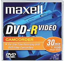 MAXELL DVD-RAM Camcorder Disc ? 1 Pack