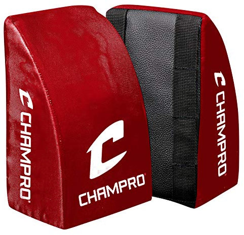 Champro Rodillera de receptor (escarlata, adulto)