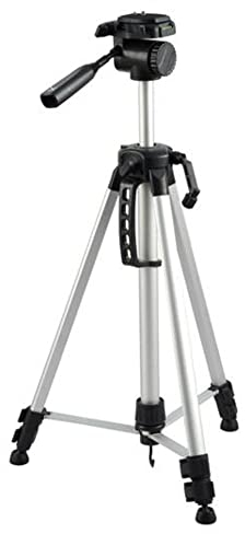 Omegon Aluminium-Dreibeinstativ mit Neigekopf, Silber