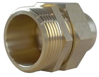 Arcanaute - Raccord laiton à souder - Raccord union 3 pièces 341 GCU mâle 11/4 (33/42) - Tube Cuivre Ø28 - Arcanaute