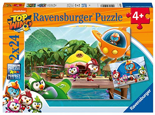 Ravensburger Top Wings Puzzle 2 x 24 Teile, Mehrfarbig, 05053