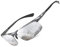DUCO Herren Polarisierte Sonnenbrille mit Metallrahmen und Kohlefaser Brille Beine UV400 CAT 3 8277 (Grau/Mirrored)