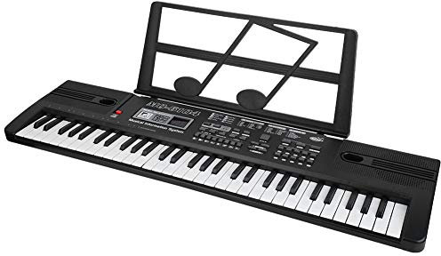 Lyrlody Keyboard Bench - Full Size 61 Key Electric Keyboard Stand for Piano, Game & Training