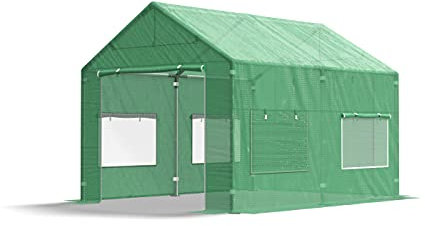 Das Company Serre 3 x 4 m - Tente de jardin d'été - Vert