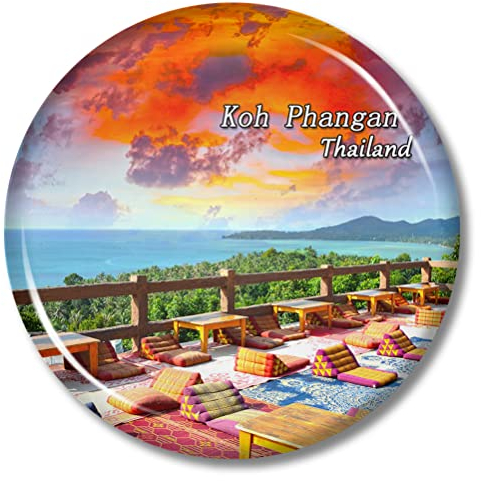Thailand Koh Phangan Magnet Kühlschrankaufkleber 2,28 Zoll