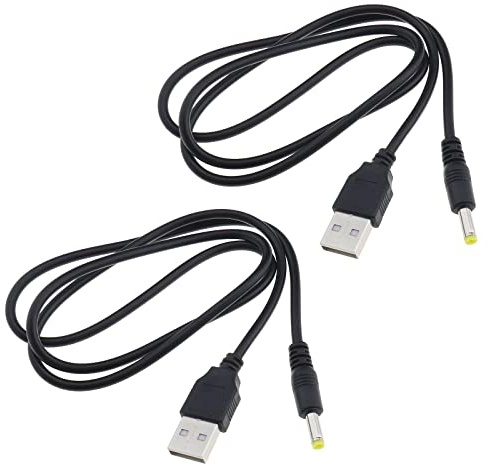 OTOTEC 2 cables de carga de repuesto compatibles con Sony PSP 1000 2000 3000 Series para grabadora, portátil, tira de luces LED
