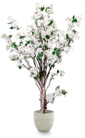 Maia Shop | Arbre Artificiel | Amandier Artificiel | Plantes Artificielles Interieur | Mesures 105 x 60 cm | Fausse Plante | Arbre Artificiel | Decoration Maison