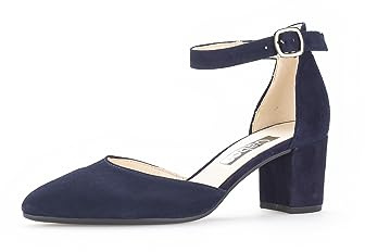 Gabor Damen Riemchen Pumps, Frauen Absatzschuhe,Fesselriemchen,fersenhalter,high Heels,Heels,hochhackige Schuhe,Atlantik,40 EU / 6.5 UK