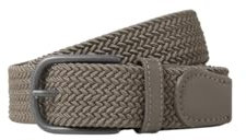 JACK & JONES Jacfall Woven Belt Cintura, Corda, 90 Uomo