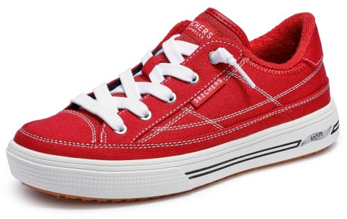 Skechers Arcata Arcade Arch Fit für Damen., Rot/Ausflug, einfarbig (Getaway Solids), 40 EU