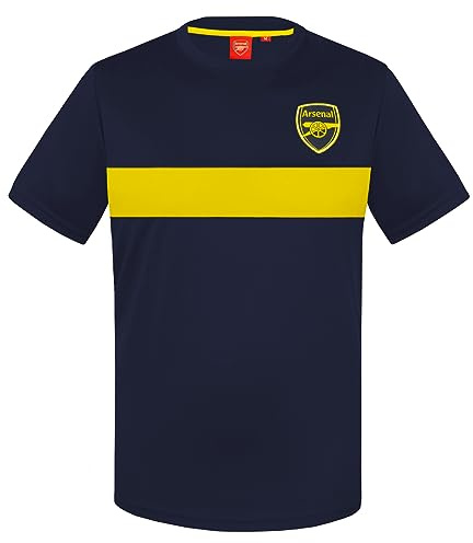 Arsenal FC Mens T-Shirt Poly Official Football Gift