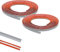5Mx2 rouleaux PVC Joint d'Étanchéité Autocollant Bordure de Finition Plan de Travail Cuisine Angle Mur, Joint Mur Intérieur Profil Finition Bande Finition Calfeutrage Moulure Plinthe,12mmx6mm Gris