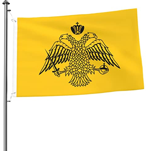 Doppelseitige Flagge der orthodoxen Kirche, 60 x 90 cm, Outdoor-Flaggen, Banner, langlebig, für Terrasse, Innenbereich, dekorative Flaggen, Heimparty, Willkommensflagge, 2 x 3 Flagge