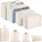 MOFELON Koffer Organizer - 8 Stück, Packing Cubes, Packwürfel für Rucksack, Travel Organizer Packtaschen Set mit Kleidertaschen Schuhbeutel Wäschebeute Kosmetiktasche, Reise Gadgets-Grau