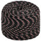 qohoio Corde de Bateau Noir 8 mm 50 m Polypropylène Corde en Nylon De,Parachute Cord