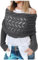 PAIDAXING Damen Multifunktionaler Schal mit Ärmeln Gestrickter Sweater Wrap Umhang Strickschal Winter Mode Poncho Schal Ärmelschal für Frauen Wickelschal Damenschal