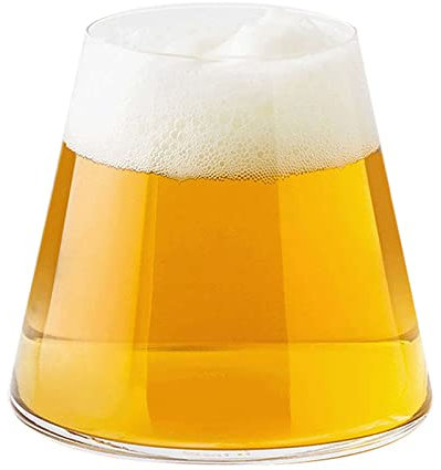 INFYDAY Ensemble de chopes à bière, Verres à bière de Style Japonais, Tasse en Verre Transparent personnalisée, Verres multifonctionnels