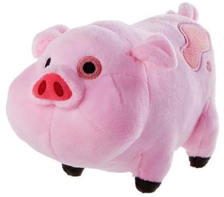 JUSONGKWCP Gravities Falls Waddles Plush Cartoon Figur Niedlich Plüschpuppe 18 cm Kuscheltier Deko Kissen