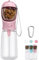 COTOP Botella Agua Perros y Contenedor Comida,550ml Botella Portátil para Beber con 100ml Botella Comida para Perros, Botella Viaje para Pasear Perro, Dispensador Agua para Perros Cachorro Mascota