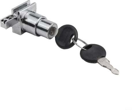 ZiStarlilife Cerradura de puerta de cristal con llaves, cerradura de puerta corredera, para vidrio de 5 a 8 mm, durabilidad y resistencia al óxido, sin necesidad de taladrar agujeros