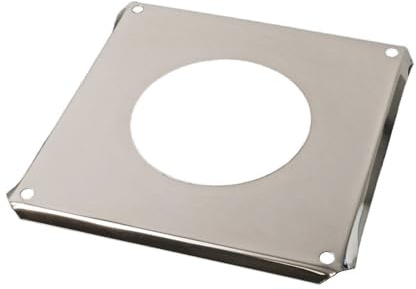 Square Chimney Top Plate, Stainless Steel Storm Collar, Wall Plate Register Palate for Stove Pipe, Flue Liner Heating Equipment (100mm)