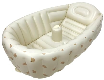 Portable Pour – Mini, Baignoires Piscine, Lavabo De Douche Pliable | Baignoir Spa À Support Dorsal Créatif Durable Pour Garçons Et Filles 0-3, Baignoir De Voyage Gonflable