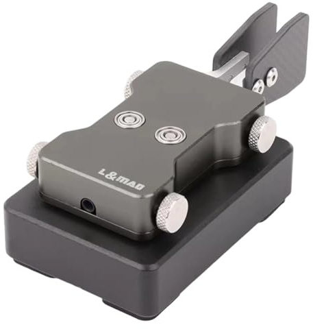 Prterver Shortwave Radio Transmitter Key Automatic Key for Dual Propellers 3.5mm Shortwave Radio Morse Code Key Telegraph Training Key A