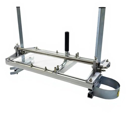 Chainsaw Mill Attachment, Rust-Resistant Design & Lightweight Build for Garden Log Cutting Precisions Milling Jig for Large Aluminum Frame Rustproof Design Mill