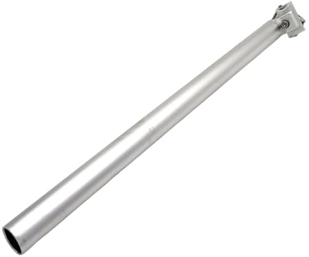 ZYIHNIRB Premium Sattelstütze für Klappräder, 550 Mm, Verstellbar, Mattsilber