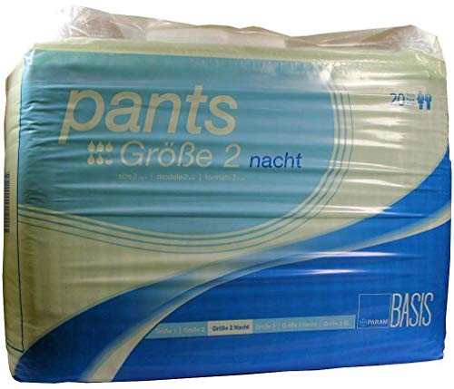 PARAM Pants Basis Nacht Gr.2 20 St