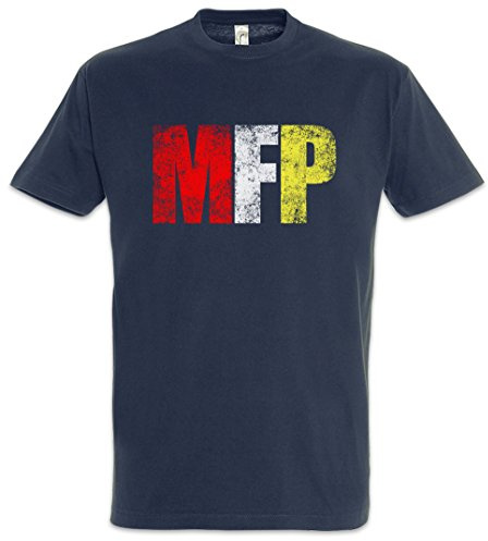 Urban Backwoods Mad Max Herren T-Shirt Blau Größe M
