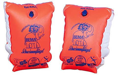 Happy People BEMA® Original Schwimmflügel, orange, Größe 0, 11-30 kg, 1-6 Jahre (3er Pack)
