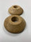 A4 Tech x2 (OC) Oak Round Matt Oiled Pipe Covers/Rad Rings/Pipe Rose/Collar- For 15mm Pipe