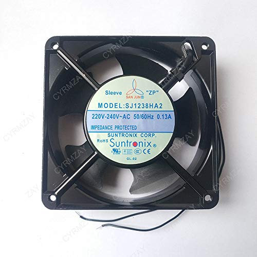 CYRMZAY Ventilador Compatible para SANJU SJ1238HA2 120 mm 12038 120 x 38 mm 220-240V AC 0.13A Ventilador de refrigeración axial