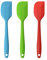 Lot de 3 Petites Spatules en Silicone Résistantes à la Chaleur, Ustensiles Antiadhésifs Inoffensifs Faciles à Nettoyer pour la Cuisson, la Cuisson et le Mélange