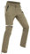 Wespornow Damen-Zip-Off-Wanderhose-Trekkinghose Atmungsaktiv Schnell Trockend Outdoorhose Abnehmbar Funktionshose Stretch Sommer Hosen (Khaki, M)