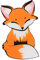 BIKE-label Aufkleber Auto Motorrad Motoroller Tankpad Aufkleber süßer Fuchs Fox X502703VA