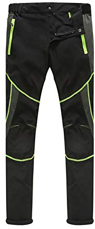 qinhanjia Schnittschutzhose Herren Wasserdicht wandern Winddicht Pärchen Trockenhose Outdoor-Männer Quik Hosen Männerhose Herren Hose Kurz Stoff (Green, XXXL)