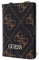 GUESS Passport Case Brown Logo