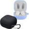 [2 Pack]Case for Samsung Galaxy Buds FE/Buds 2 PRO/Galaxy Buds 2/Buds Live/Buds PRO,Anti-Scratch Premium Soft Silicone Full Protective Case,Shockproof Ultra Slim Headphone Protective Case,Black+Azure