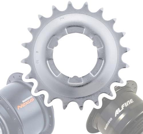 F26 Shimano Fahrrad Nexus/Alfine Getriebenaben Verschleiss Teil Service Wartung Austausch Naben Ersatz Ritzel (Silber 20 Zähne)
