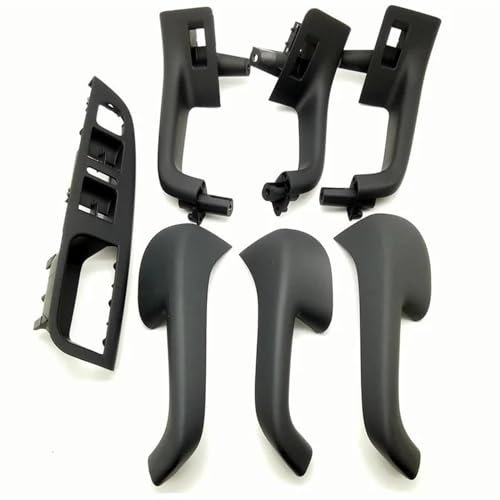 ECZDDEFS Innen Türgriff Für VW Für Golf 5 GTI MK5 Für Jetta MK5 Auto Innen Tür Griff Halte Abdeckung Zubehör Innen Tür Griff (Color : 7pcs)