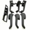 ECZDDEFS Innen Türgriff Für VW Für Golf 5 GTI MK5 Für Jetta MK5 Auto Innen Tür Griff Halte Abdeckung Zubehör Innen Tür Griff (Color : 7pcs)