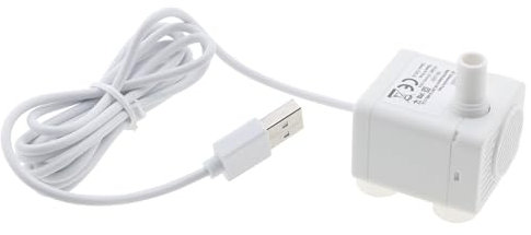 The Lord of the Tools Pompe à eau avec câble USB de 1,5 m compatible avec WF010 WF020 WF030 WF050 pour chats et chiens, aquarium, distributeur d'eau pour animaux de compagnie