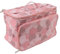 Borsa per Lavoro a Maglia in Tessuto Oxford Rosa, Porta Uncinetto Portatile con Divisori, Contenitore per Filati di Grande Capacità per Ferri da Maglia, Gomitoli e Forniture per
