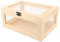Vaguelly Holz-Vitrine Geschenkverpackung aufbewahrungsbox Hochzeitschuhe Holzbox für Sammlerstücke Schmuckbox groß Fall Boxen für Sammlerstücke Modell Halter Glas Transparent