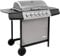 AJJHUUKI Gas BBQ Grill with 6 Burners Black and Silver (FR/BE/IT/UK/NL only)