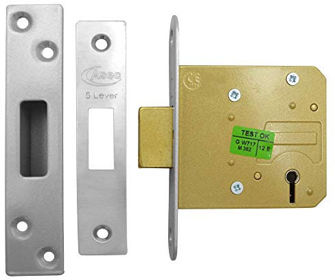 Asec Deadlock 76mm SS 5 Lever