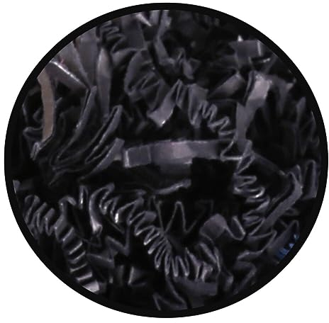 SizzlePak, Schwarz, 10 kg, Füllmaterial, Polstermaterial, Geschenkverpackung, 1 Karton